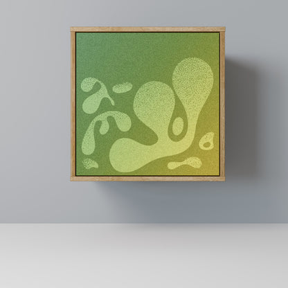 Credenza IRREGULAR BLUE a 1 anta effetto rovere