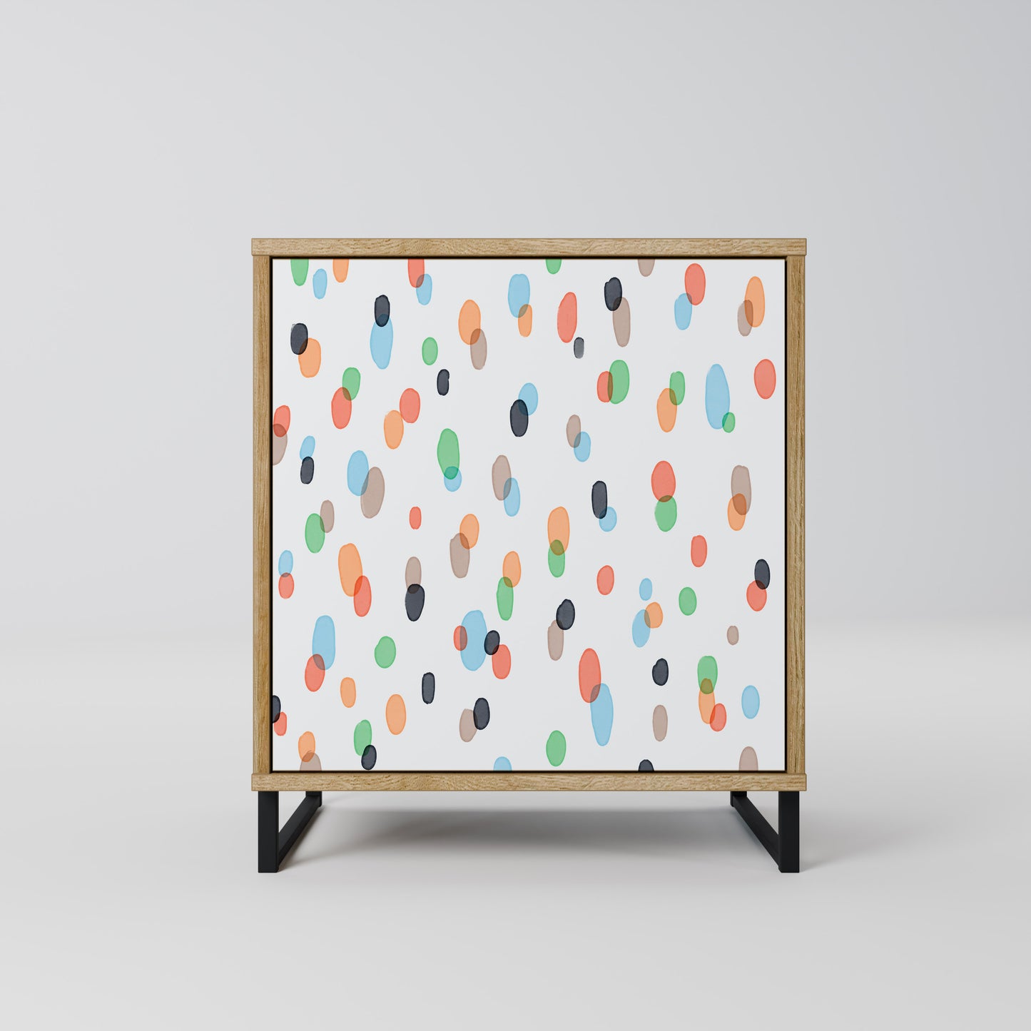 Credenza ENERGETIC SPOT a 1 anta effetto rovere