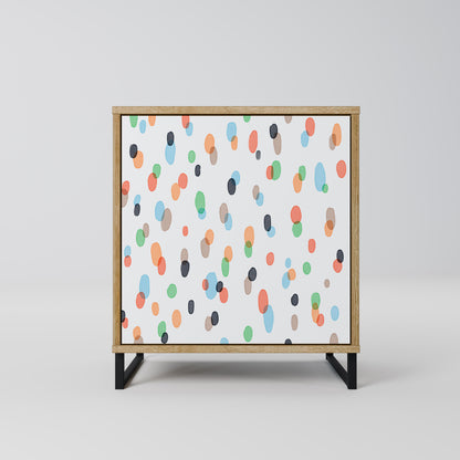 Credenza ENERGETIC SPOT a 1 anta effetto rovere