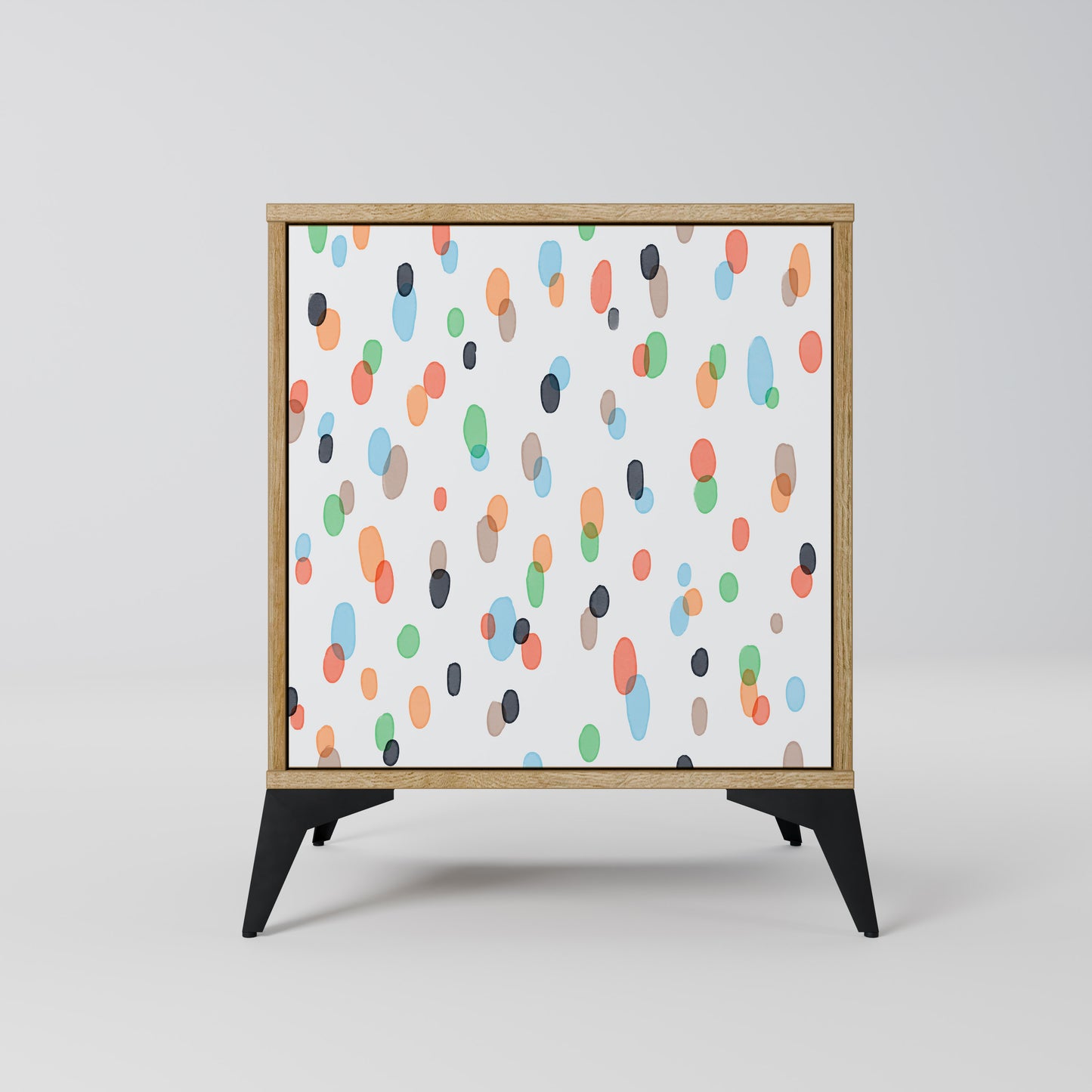 Credenza ENERGETIC SPOT a 1 anta effetto rovere