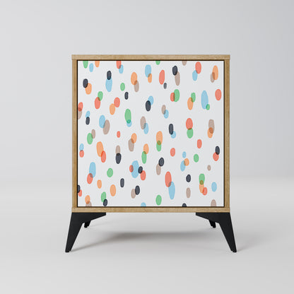 Credenza ENERGETIC SPOT a 1 anta effetto rovere