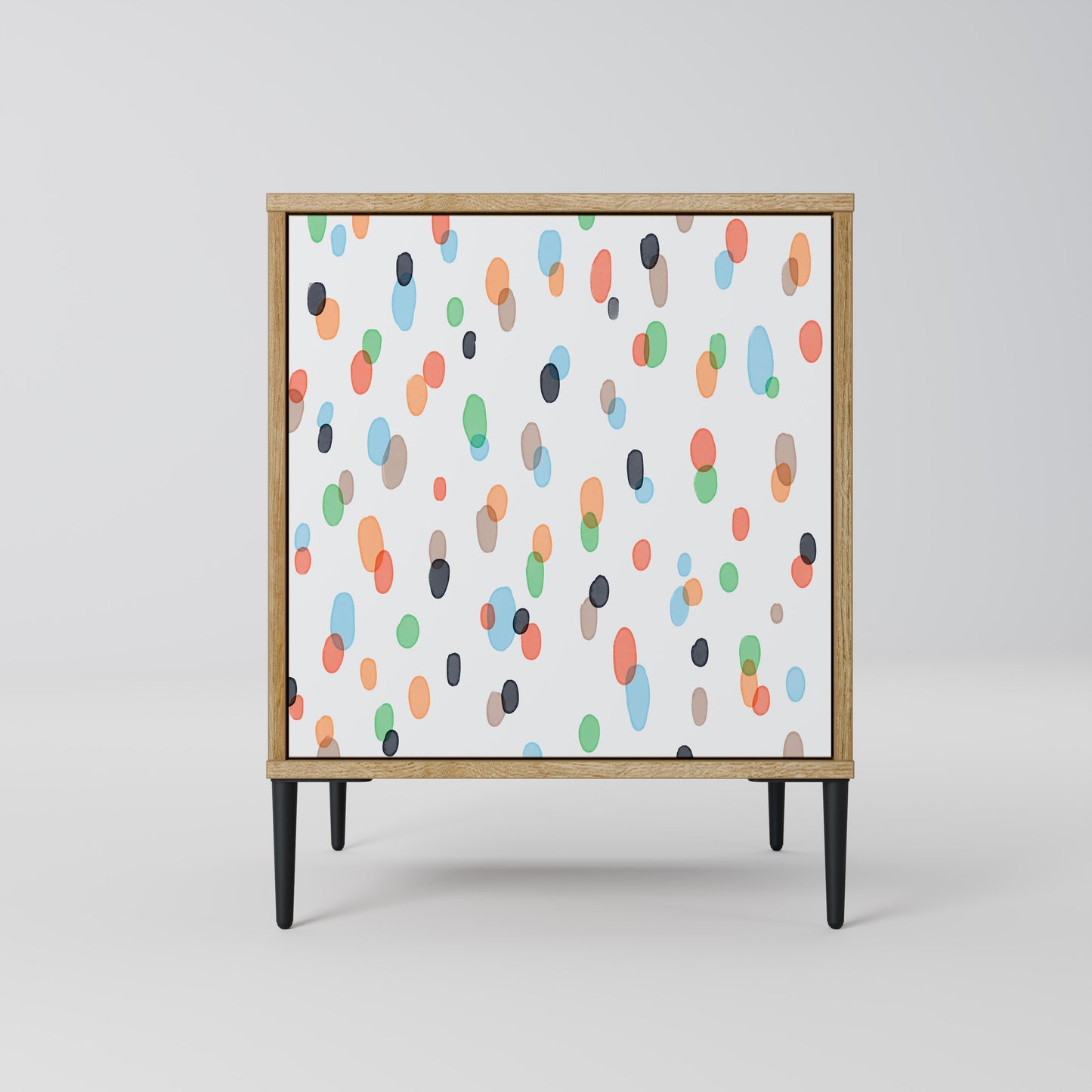 Credenza ENERGETIC SPOT a 1 anta effetto rovere