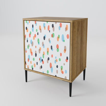 Credenza ENERGETIC SPOT a 1 anta effetto rovere