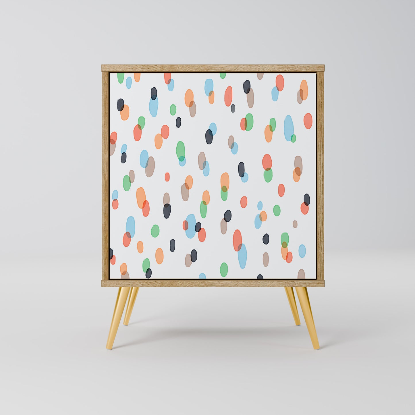 Credenza ENERGETIC SPOT a 1 anta effetto rovere