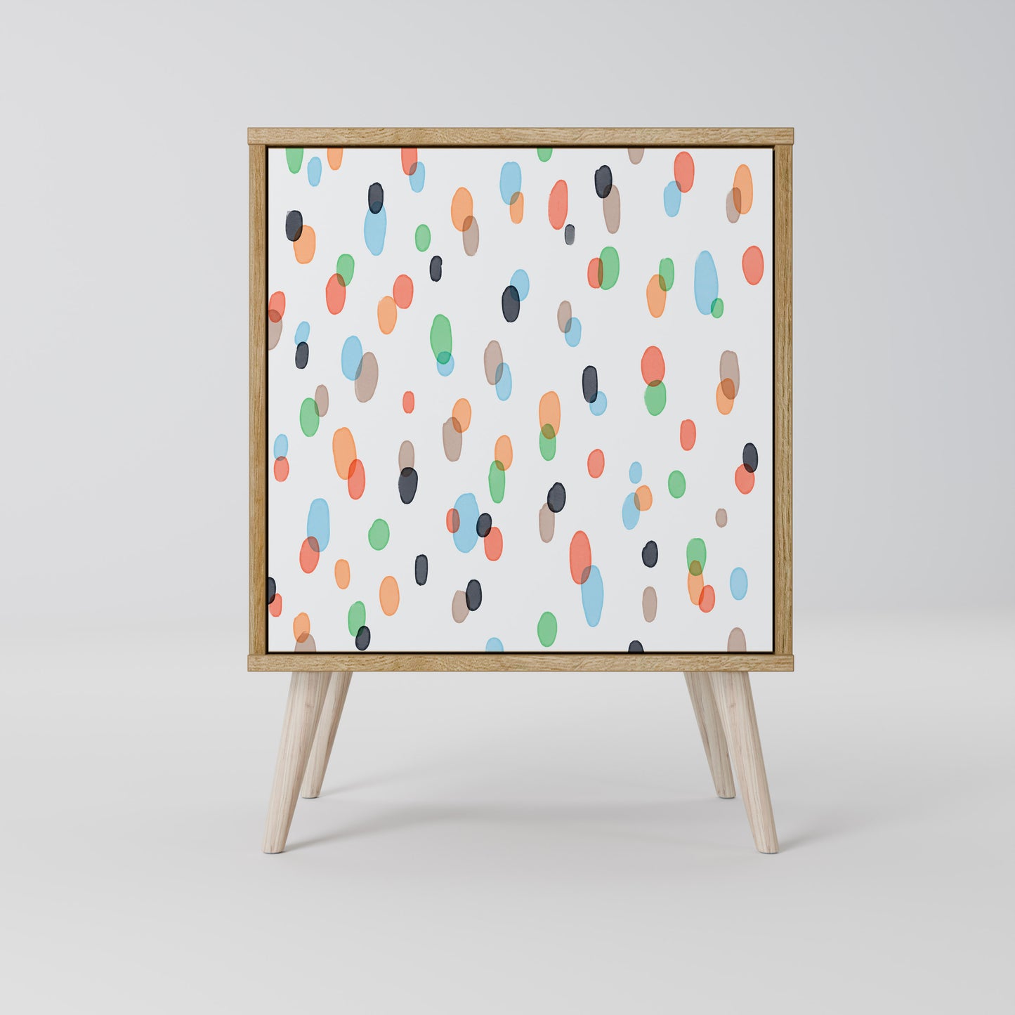 Credenza ENERGETIC SPOT a 1 anta effetto rovere