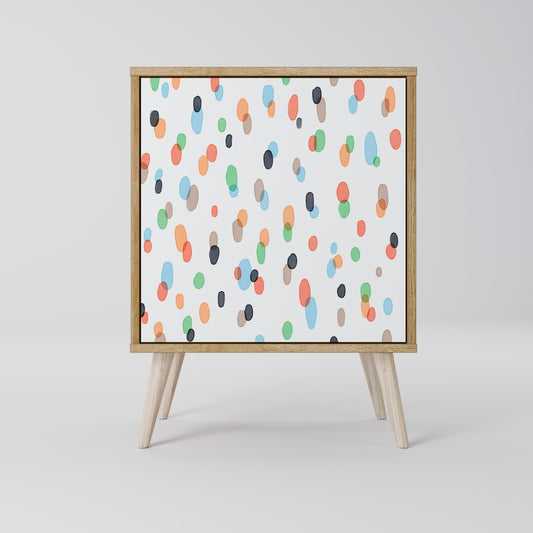 Credenza ENERGETIC SPOT a 1 anta effetto rovere