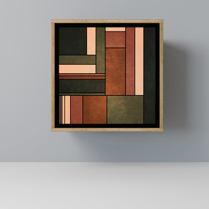 FIGURES OF NATURE Credenza a 1 anta effetto rovere