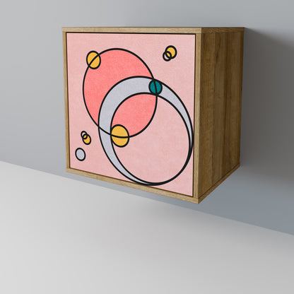 Credenza GOSSAMER ECHOES a 1 anta effetto rovere