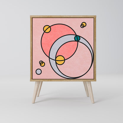 Credenza GOSSAMER ECHOES a 1 anta effetto rovere