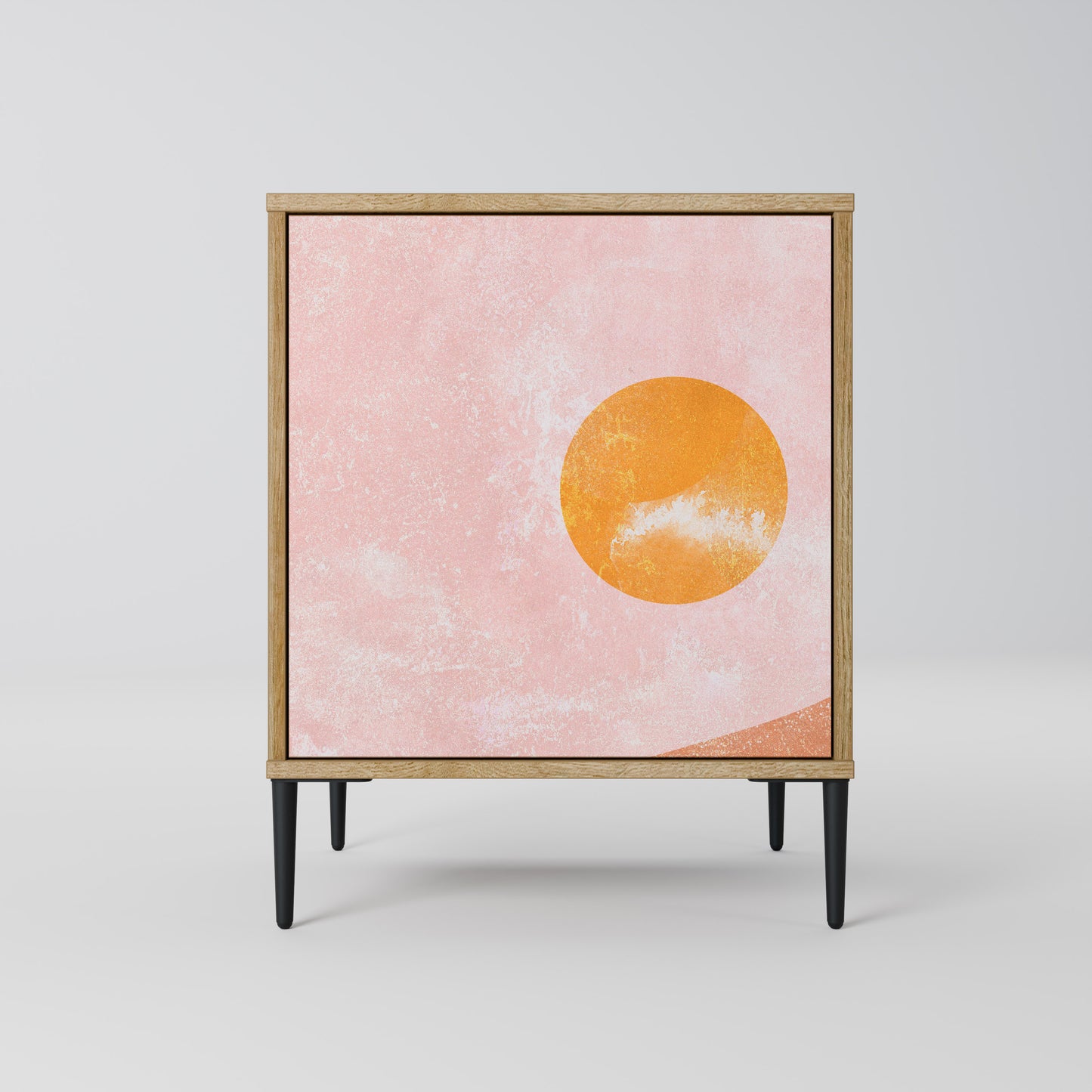 Credenza LUMINOUS SUNLIGHT a 1 anta effetto rovere