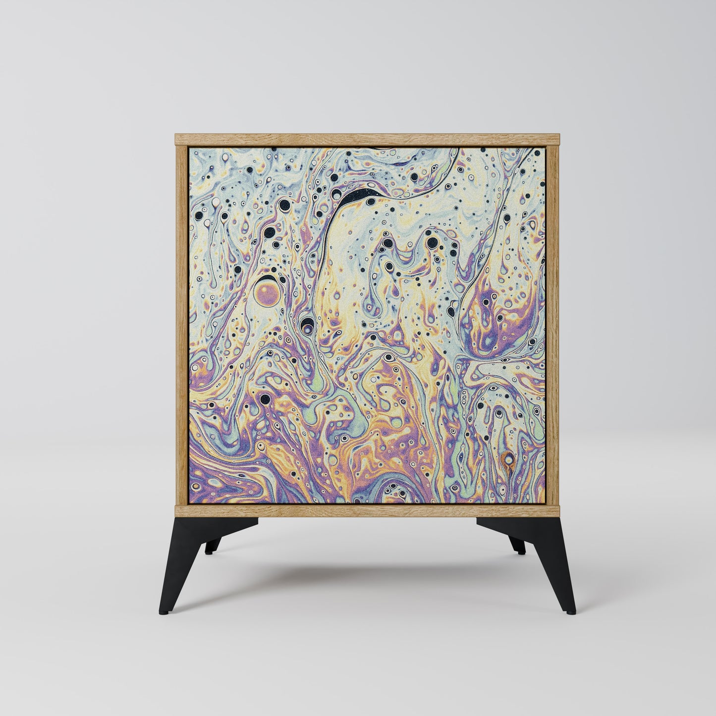 MOSAIC OF COLORS Madia a 1 anta effetto rovere