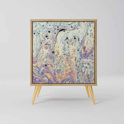 MOSAIC OF COLORS Madia a 1 anta effetto rovere