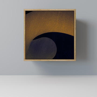 HOLLOW TIME Madia a 1 anta effetto rovere