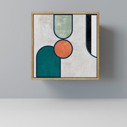 Credenza COOL STORY a 1 anta effetto rovere