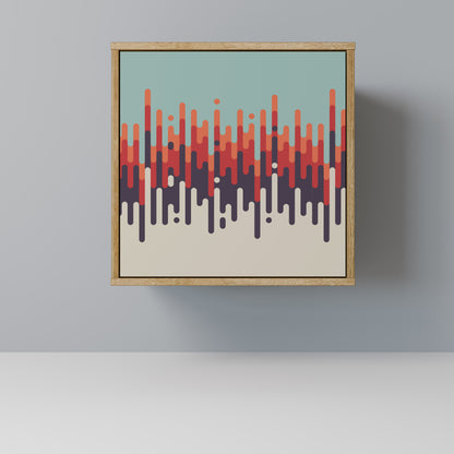 CHROMA CONTOURS Madia a 1 anta effetto rovere