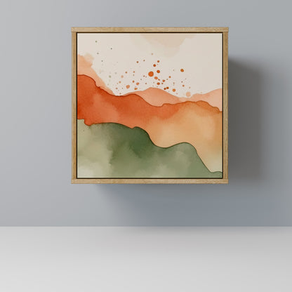 WATERCOLOUR PEAKS 1-Door Sideboard in Oak Effect