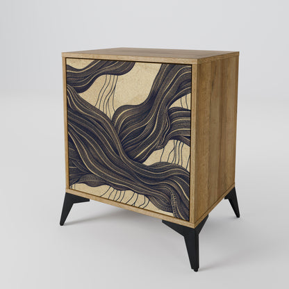 UNIFIED FRAGMENTS 1-Door Sideboard in Oak Effect