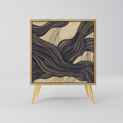 UNIFIED FRAGMENTS 1-Door Sideboard in Oak Effect