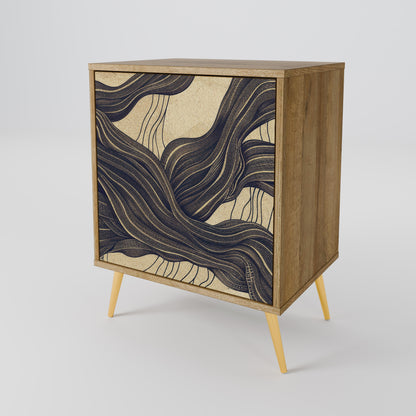 UNIFIED FRAGMENTS 1-Door Sideboard in Oak Effect