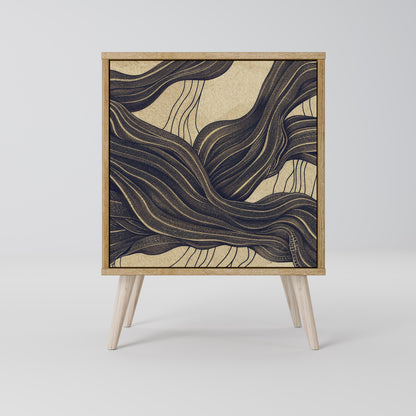 UNIFIED FRAGMENTS 1-Door Sideboard in Oak Effect