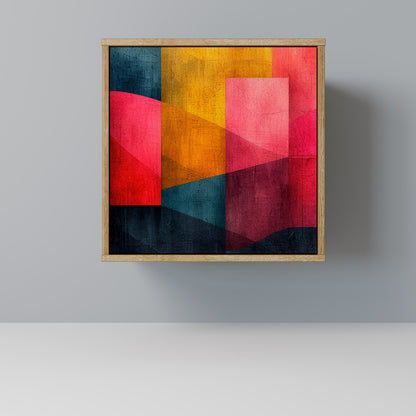 Credenza a 1 anta COLORFUL SOUNDS effetto rovere