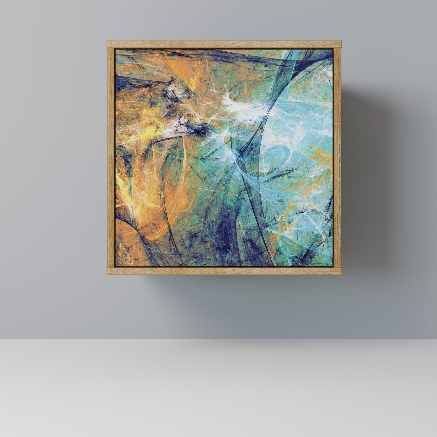 ABSTRACT THOUGHTS 1-Door Sideboard in Oak Effect