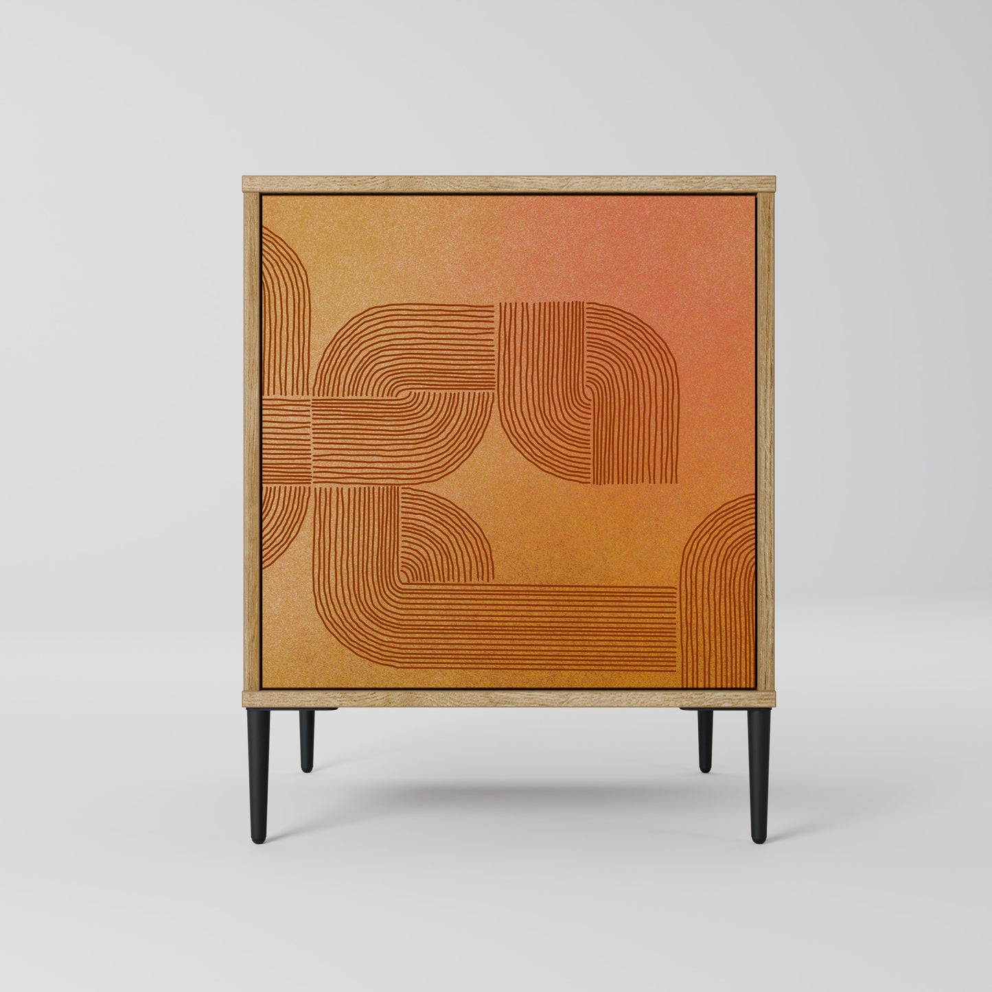 Credenza a 1 anta effetto rovere STRENGTHENING RELATION