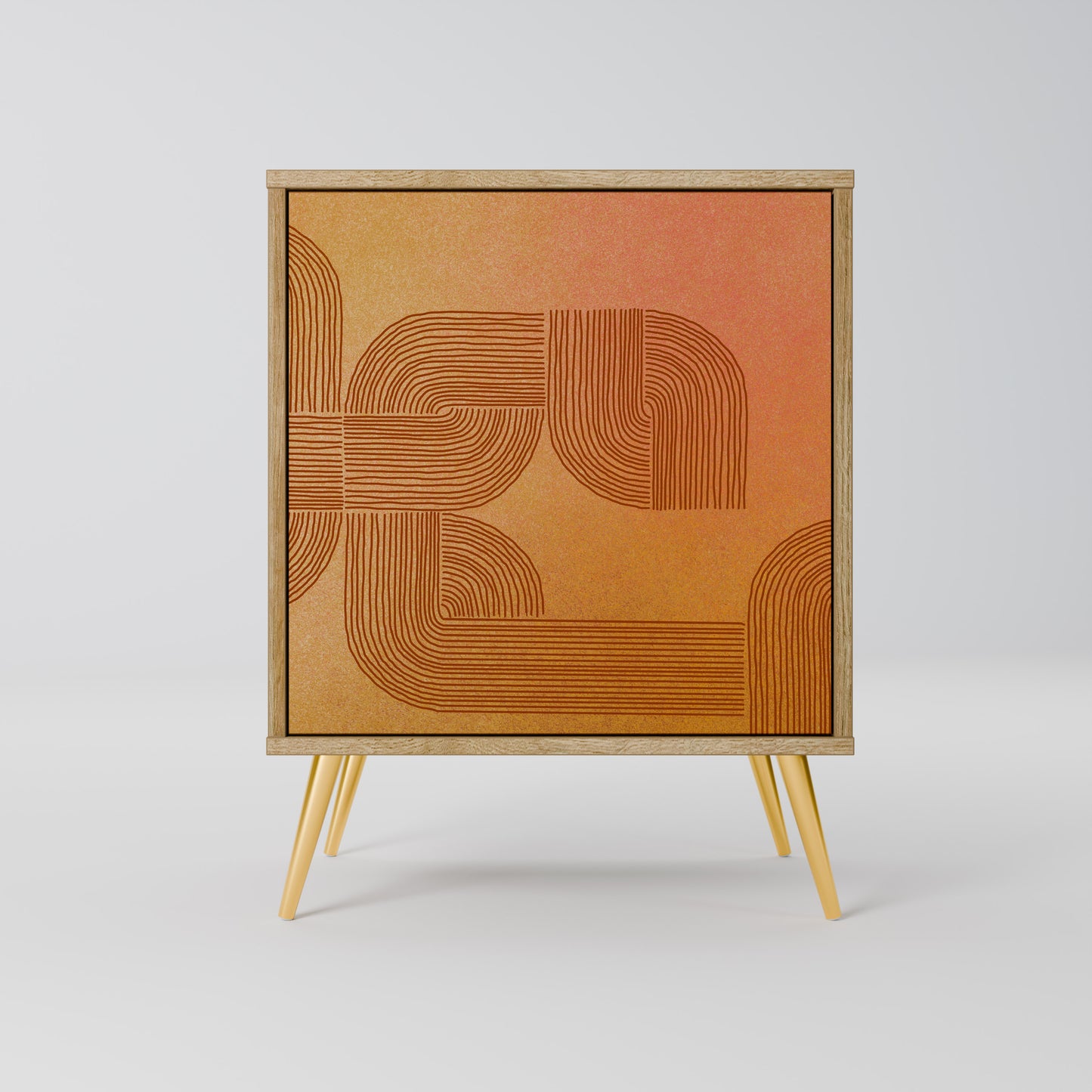 Credenza a 1 anta effetto rovere STRENGTHENING RELATION