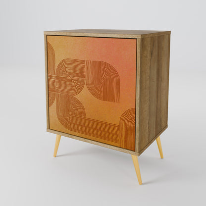 Credenza a 1 anta effetto rovere STRENGTHENING RELATION