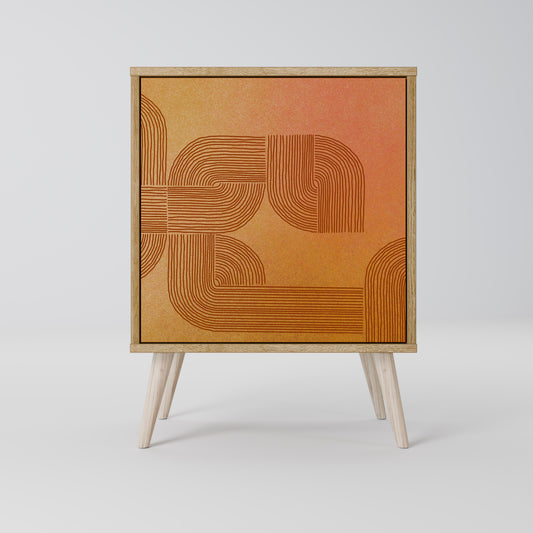 Credenza a 1 anta effetto rovere STRENGTHENING RELATION