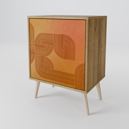 Credenza a 1 anta effetto rovere STRENGTHENING RELATION