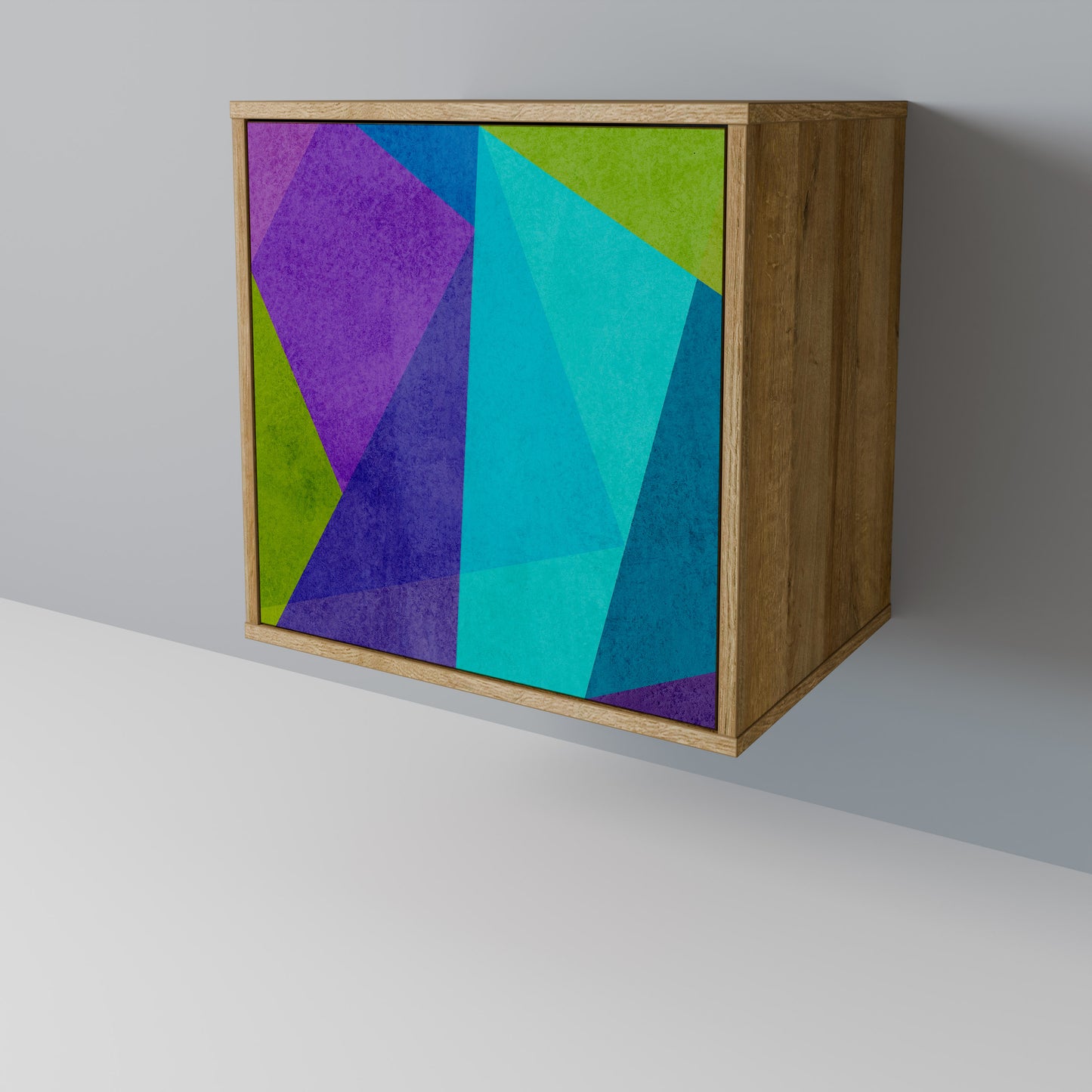 COLD SHOWCASE Madia a 1 anta effetto rovere