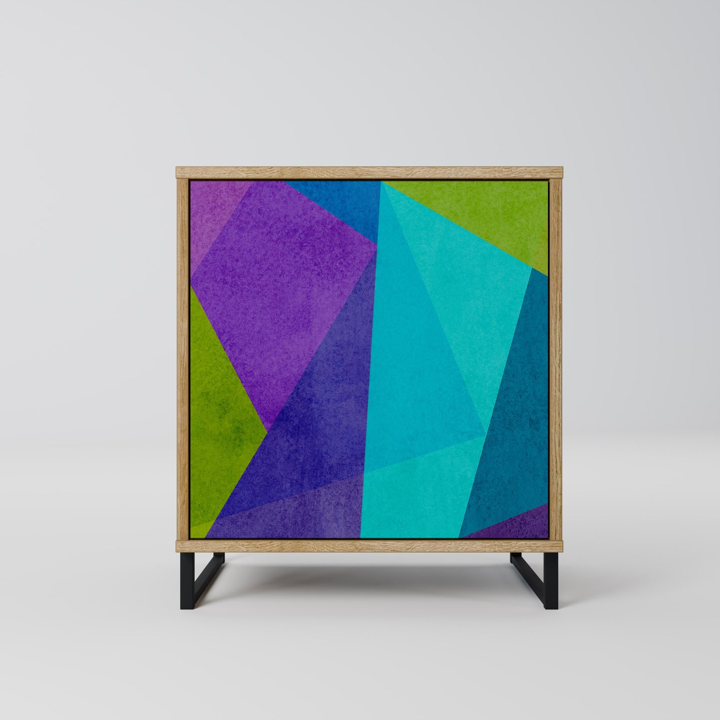 COLD SHOWCASE Madia a 1 anta effetto rovere