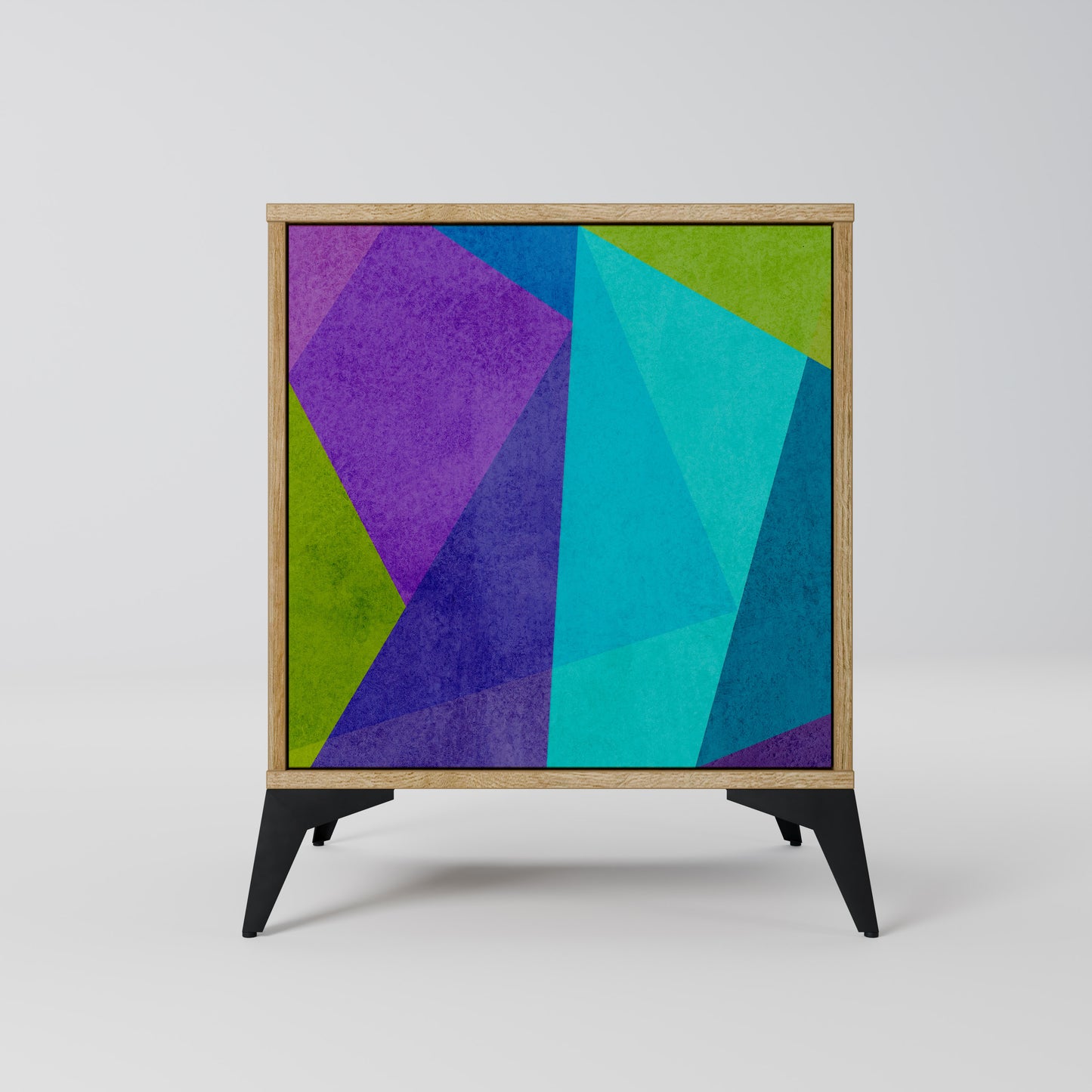 COLD SHOWCASE Madia a 1 anta effetto rovere