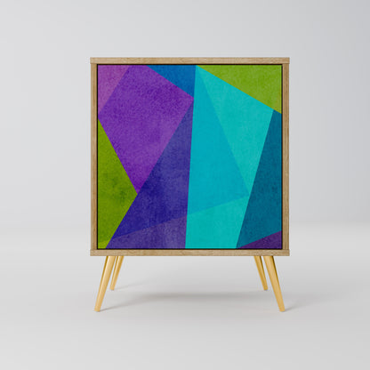 COLD SHOWCASE Madia a 1 anta effetto rovere