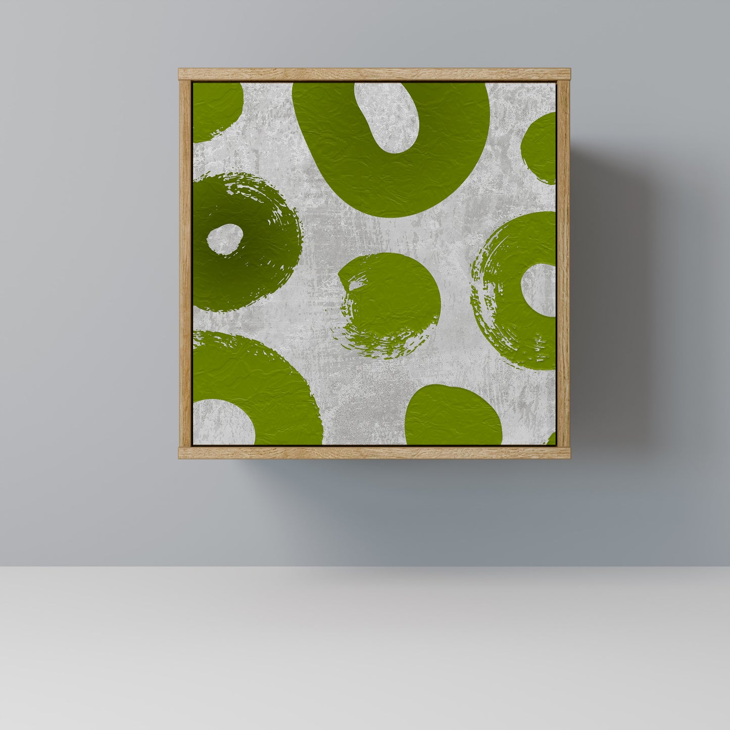 Credenza GREEN RHAPSODY a 1 anta effetto rovere