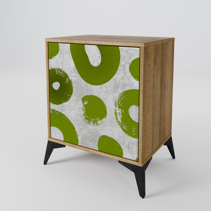 Credenza GREEN RHAPSODY a 1 anta effetto rovere