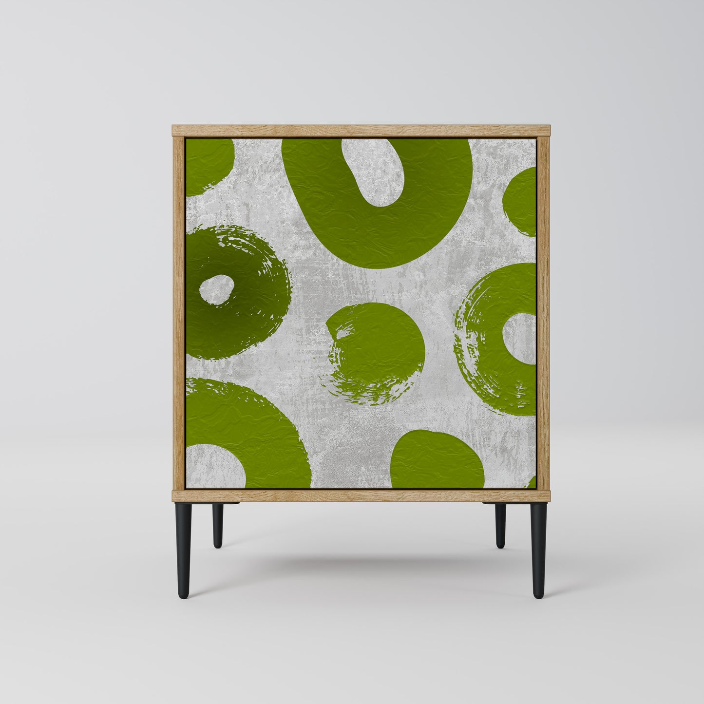 Credenza GREEN RHAPSODY a 1 anta effetto rovere