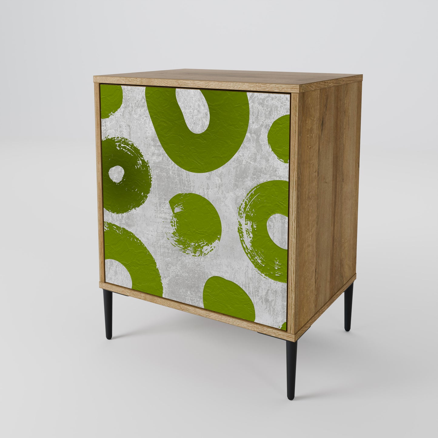 Credenza GREEN RHAPSODY a 1 anta effetto rovere