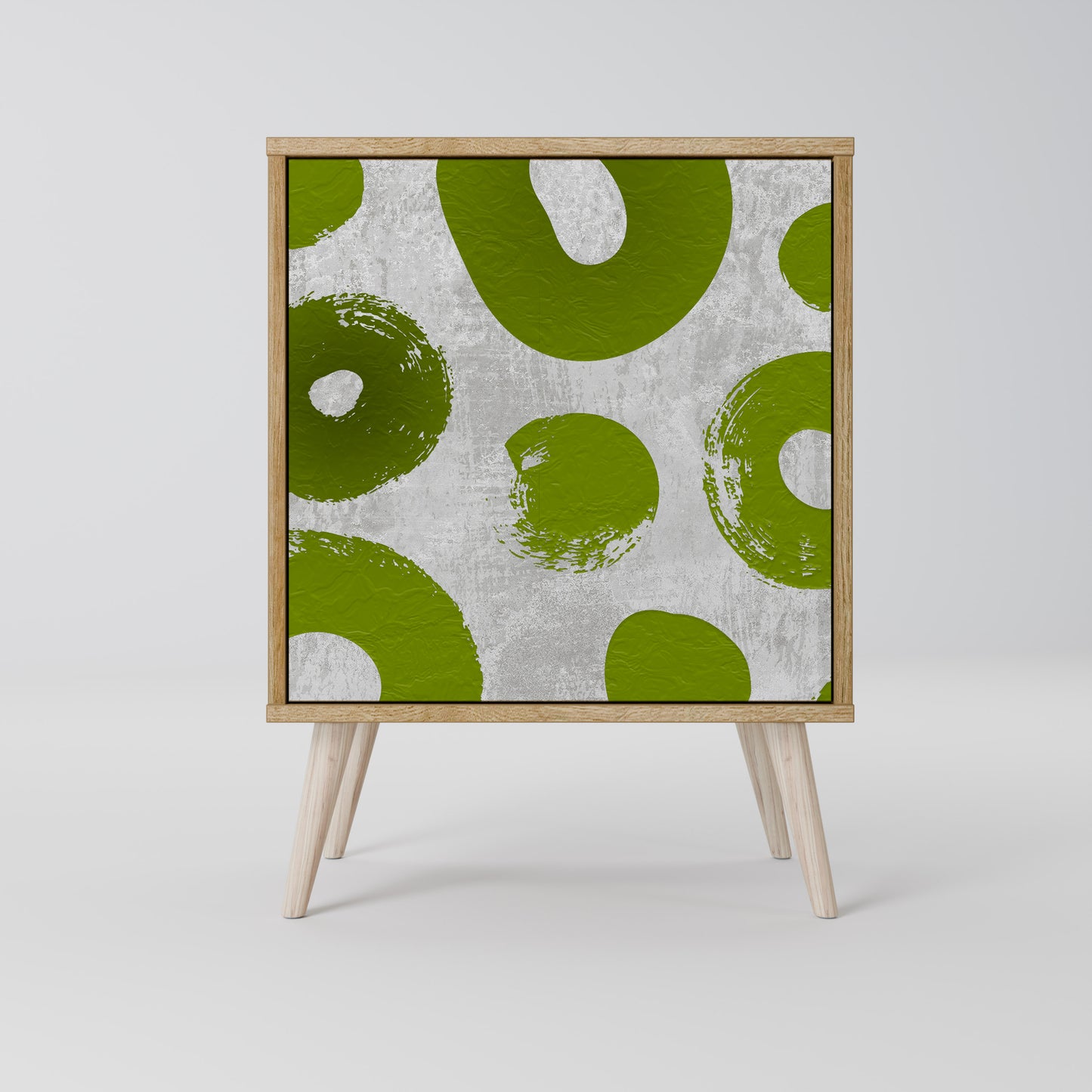 Credenza GREEN RHAPSODY a 1 anta effetto rovere