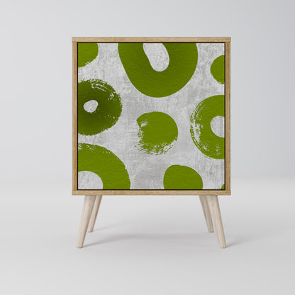 Credenza GREEN RHAPSODY a 1 anta effetto rovere