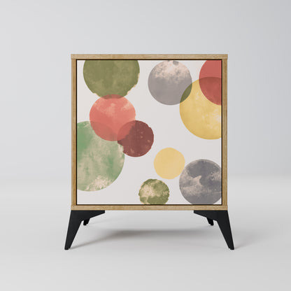 FLEETING HAPPINESS 1-Door Sideboard in Oak Effect