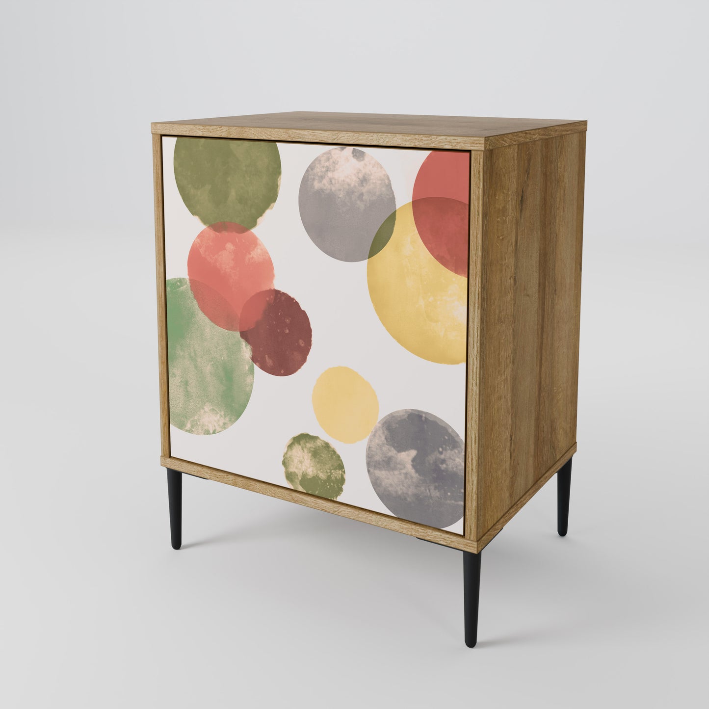 FLEETING HAPPINESS 1-Door Sideboard in Oak Effect