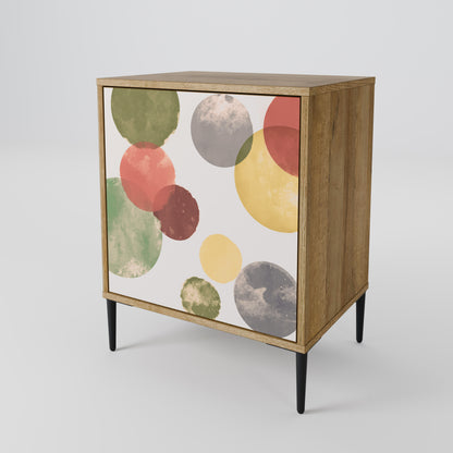 FLEETING HAPPINESS 1-Door Sideboard in Oak Effect