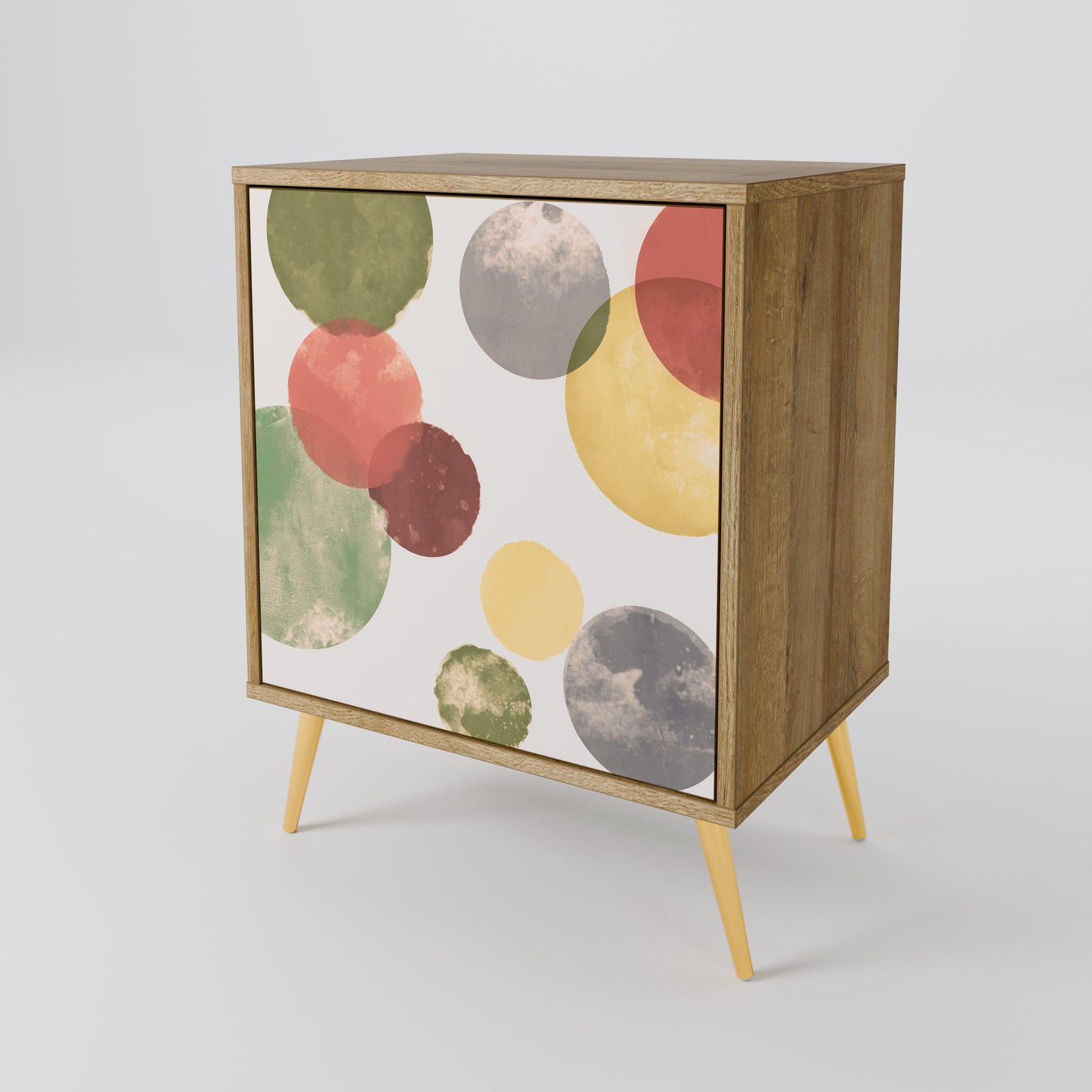 FLEETING HAPPINESS 1-Door Sideboard in Oak Effect