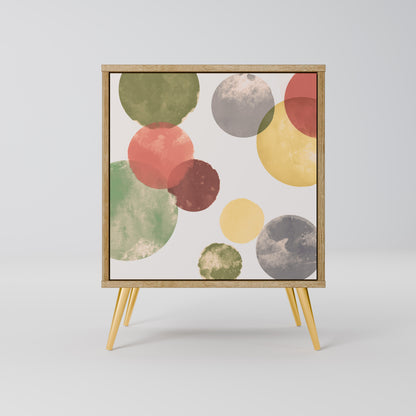 FLEETING HAPPINESS 1-Door Sideboard in Oak Effect