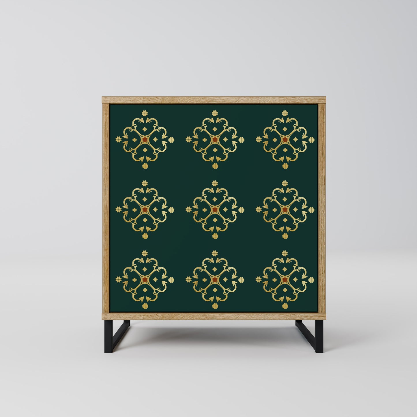 Credenza ROYAL MEDALLION a 1 anta effetto rovere