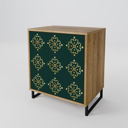 Credenza ROYAL MEDALLION a 1 anta effetto rovere