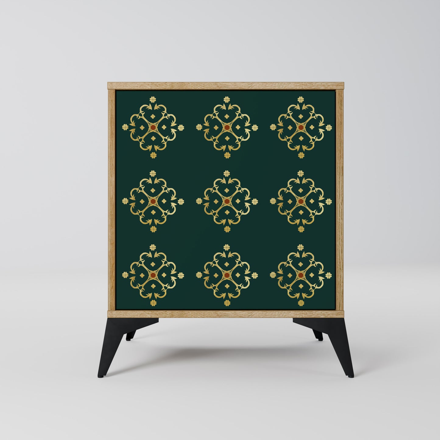 Credenza ROYAL MEDALLION a 1 anta effetto rovere