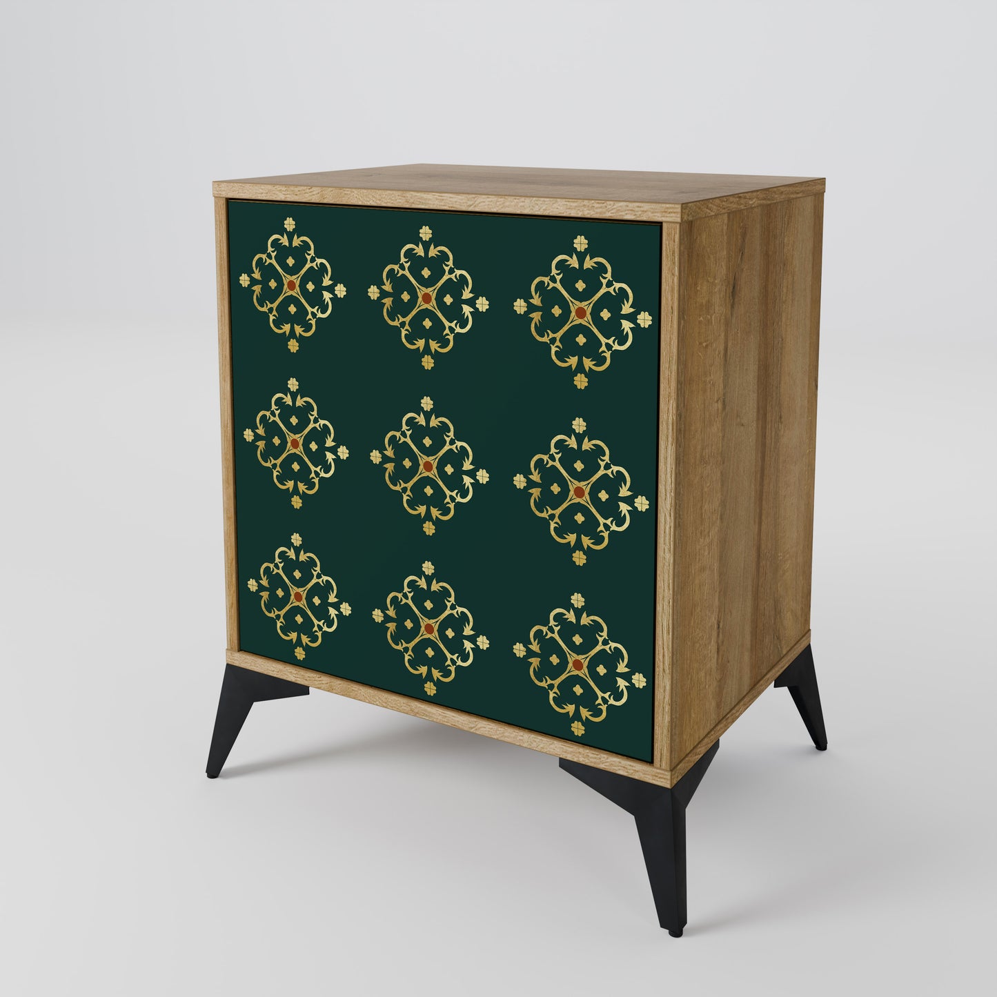 Credenza ROYAL MEDALLION a 1 anta effetto rovere